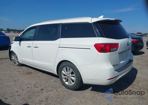 2017 Kia Sedona Lx из США, поврежденный, VIN KNDMB5C13H6320774